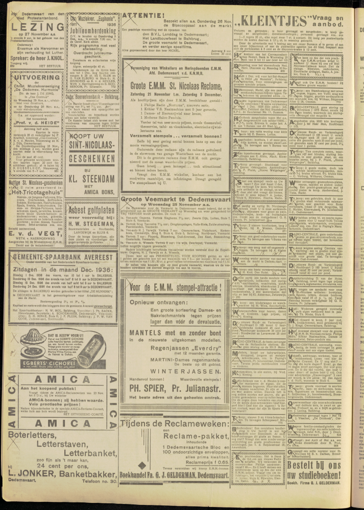 Bekijk detail van "Dedemsvaartsche Courant 25/11/1936 pagina 4 van 8<br xmlns:atlantis="urn:atlantis" />"