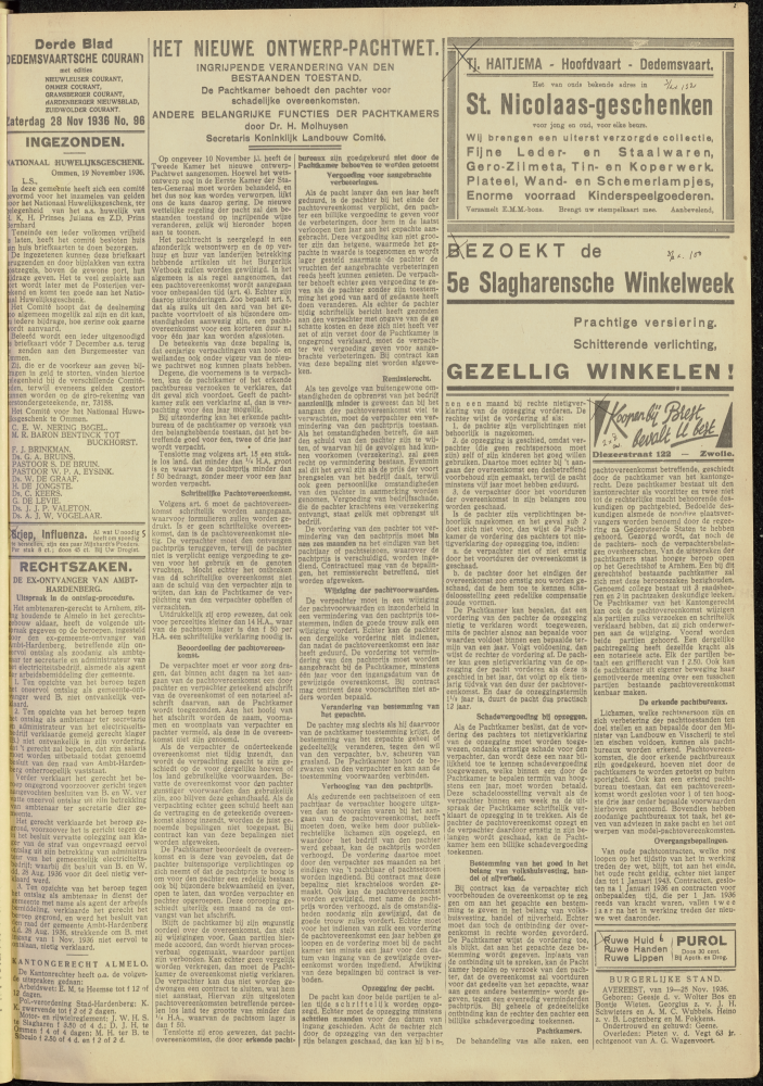 Bekijk detail van "Dedemsvaartsche Courant 28/11/1936 pagina 9 van 16<br xmlns:atlantis="urn:atlantis" />"