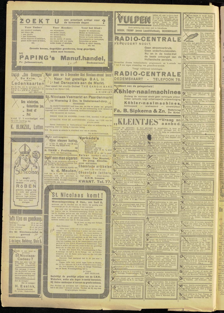 Bekijk detail van "Dedemsvaartsche Courant 2/12/1936 pagina 8 van 8<br xmlns:atlantis="urn:atlantis" />"