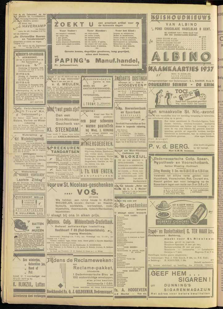 Bekijk detail van "Dedemsvaartsche Courant 5/12/1936 pagina 8 van 16<br xmlns:atlantis="urn:atlantis" />"