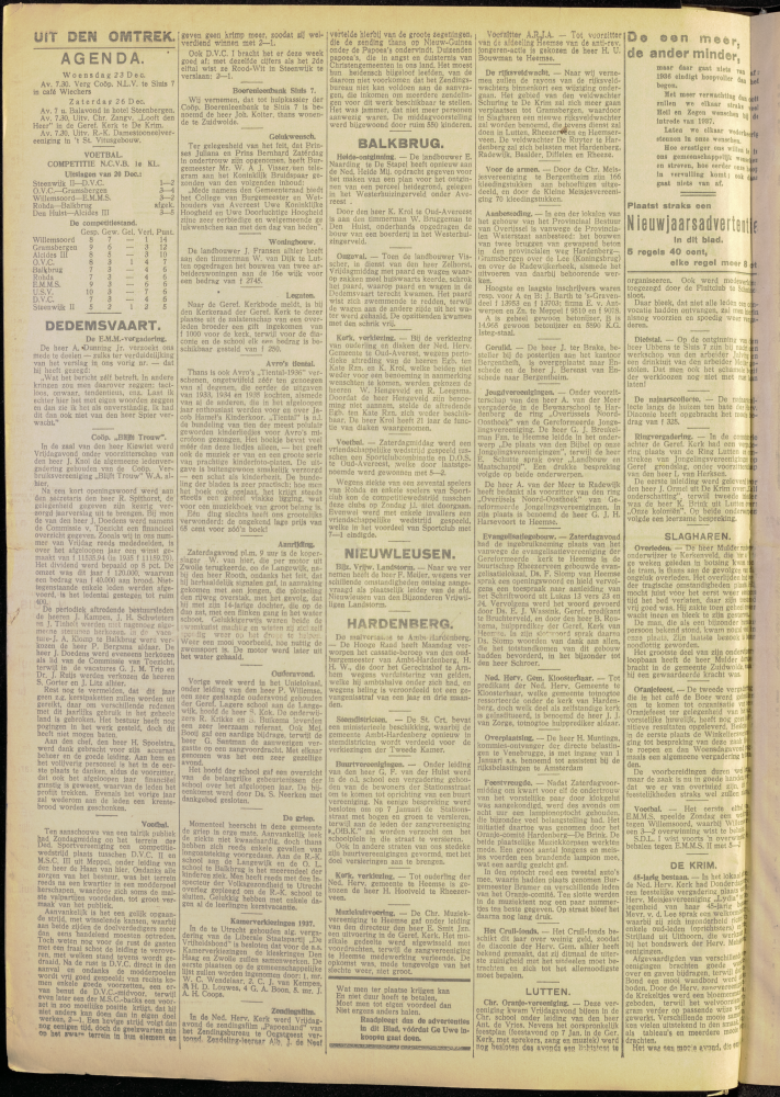 Bekijk detail van "Dedemsvaartsche Courant 23/12/1936 pagina 2 van 8<br xmlns:atlantis="urn:atlantis" />"