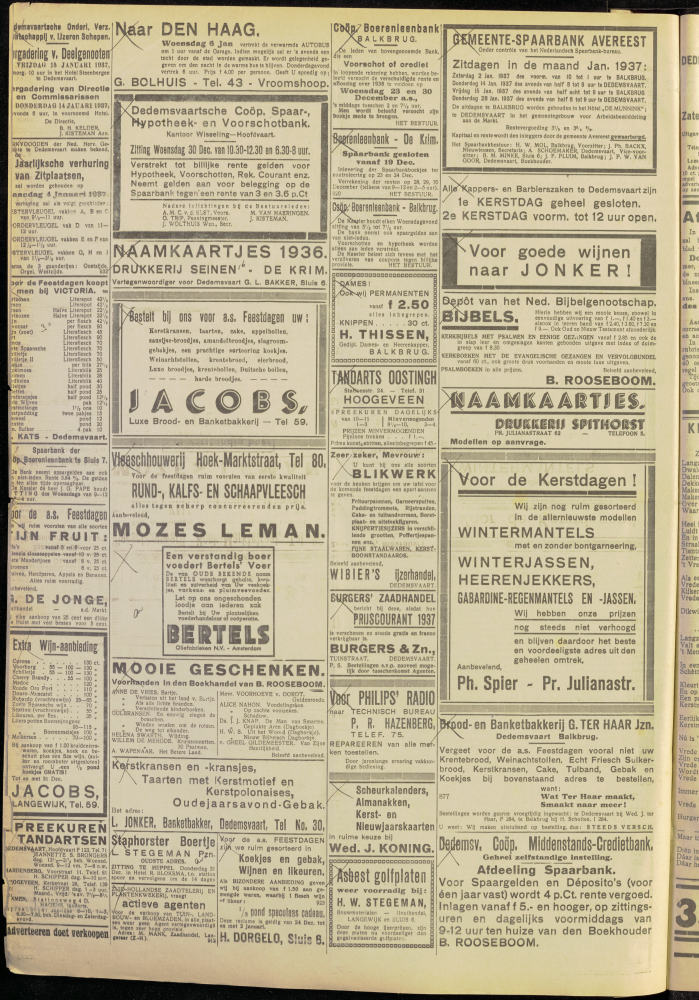 Bekijk detail van "Dedemsvaartsche Courant 26/12/1936 pagina 4 van 8<br xmlns:atlantis="urn:atlantis" />"