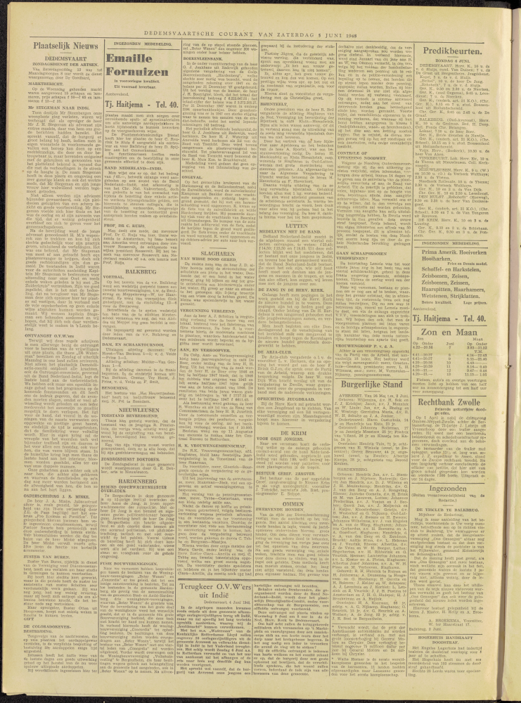 Bekijk detail van "Dedemsvaartsche Courant 5/6/1948 pagina 2 van 4<br xmlns:atlantis="urn:atlantis" />"