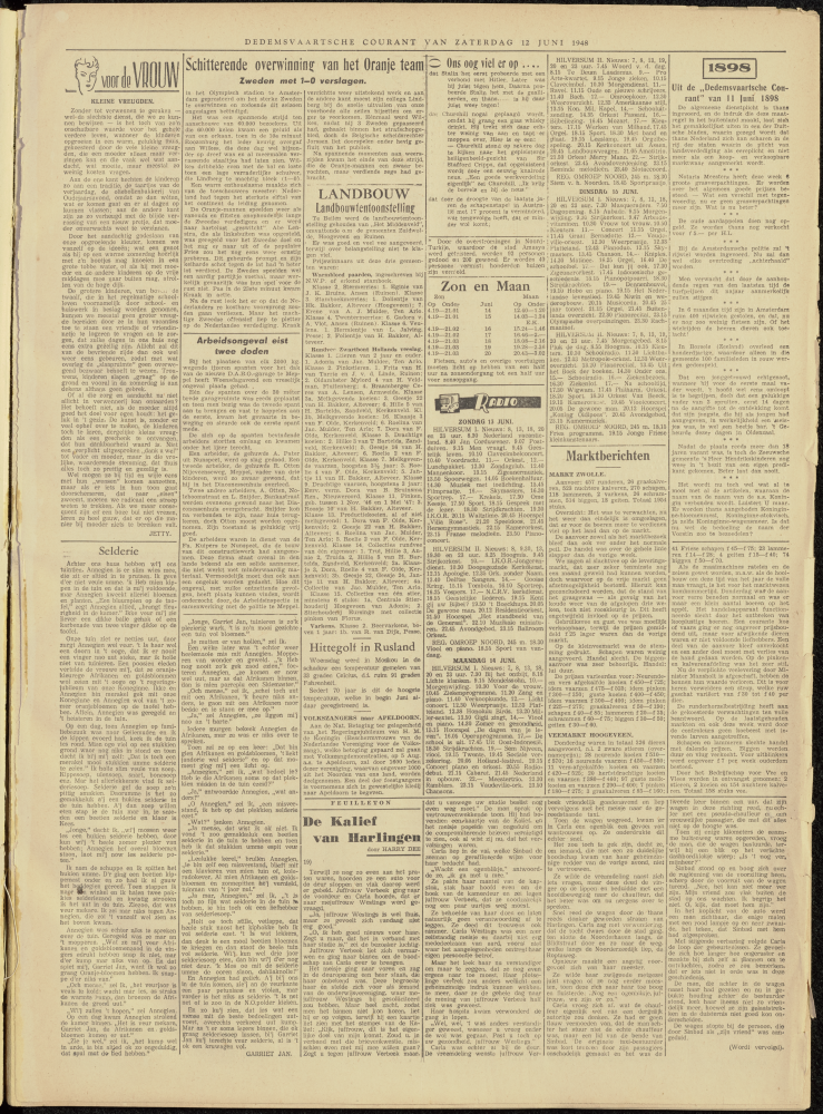 Bekijk detail van "Dedemsvaartsche Courant 12/6/1948 pagina 3 van 4<br xmlns:atlantis="urn:atlantis" />"