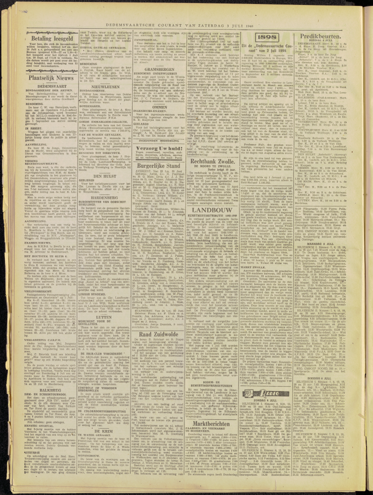 Bekijk detail van "Dedemsvaartsche Courant 3/7/1948 pagina 2 <span class="highlight">van</span> 4<br xmlns:atlantis="urn:atlantis" />"