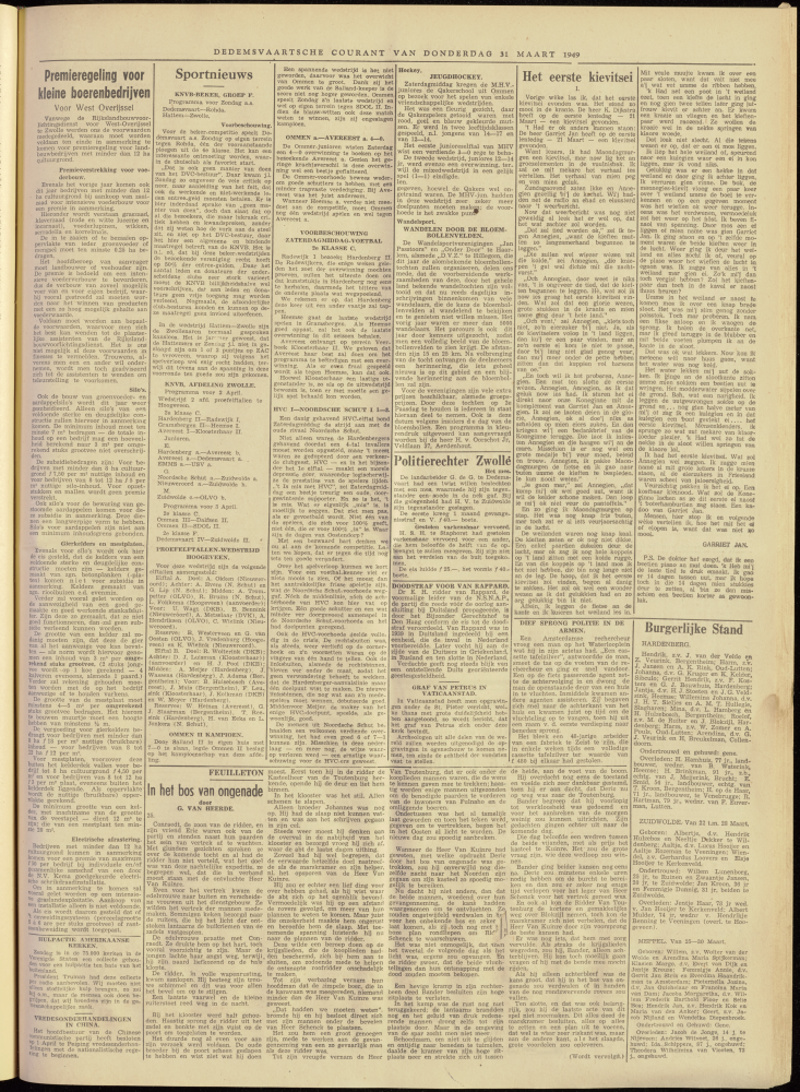 Bekijk detail van "Dedemsvaartsche Courant 31/3/1949 pagina 3 van 4<br xmlns:atlantis="urn:atlantis" />"