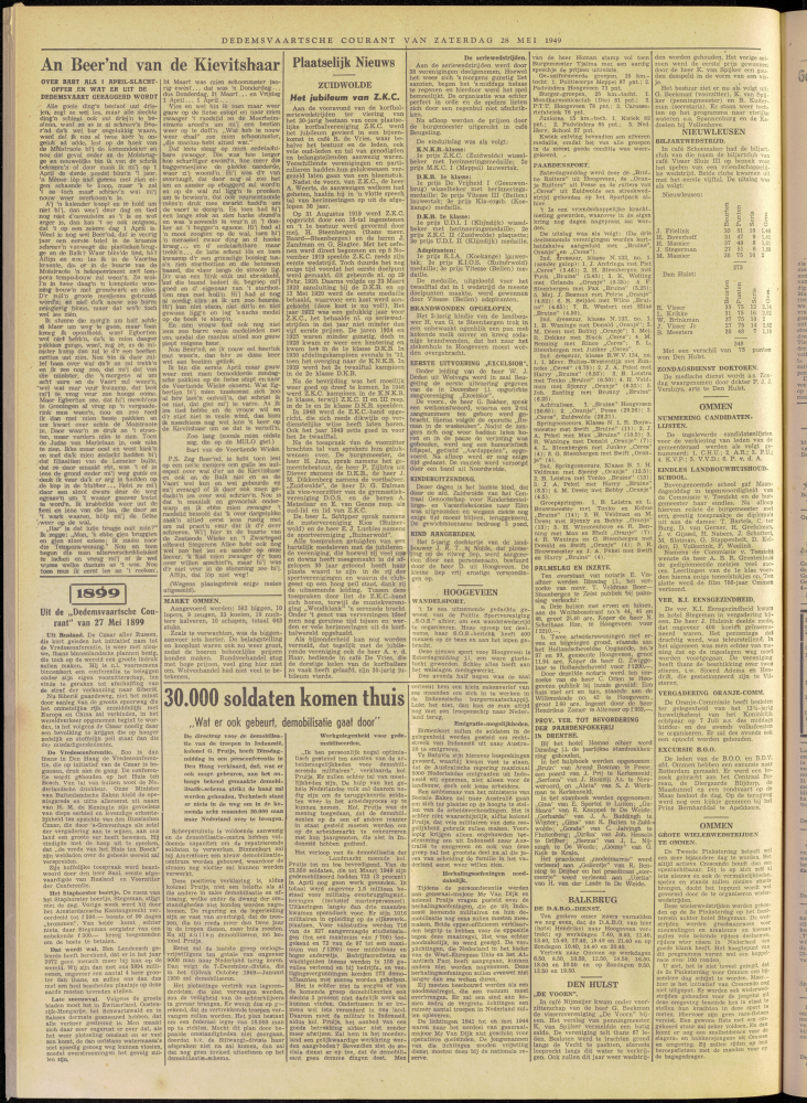 Bekijk detail van "Dedemsvaartsche Courant 28/5/1949 pagina 6 van 8<br xmlns:atlantis="urn:atlantis" />"