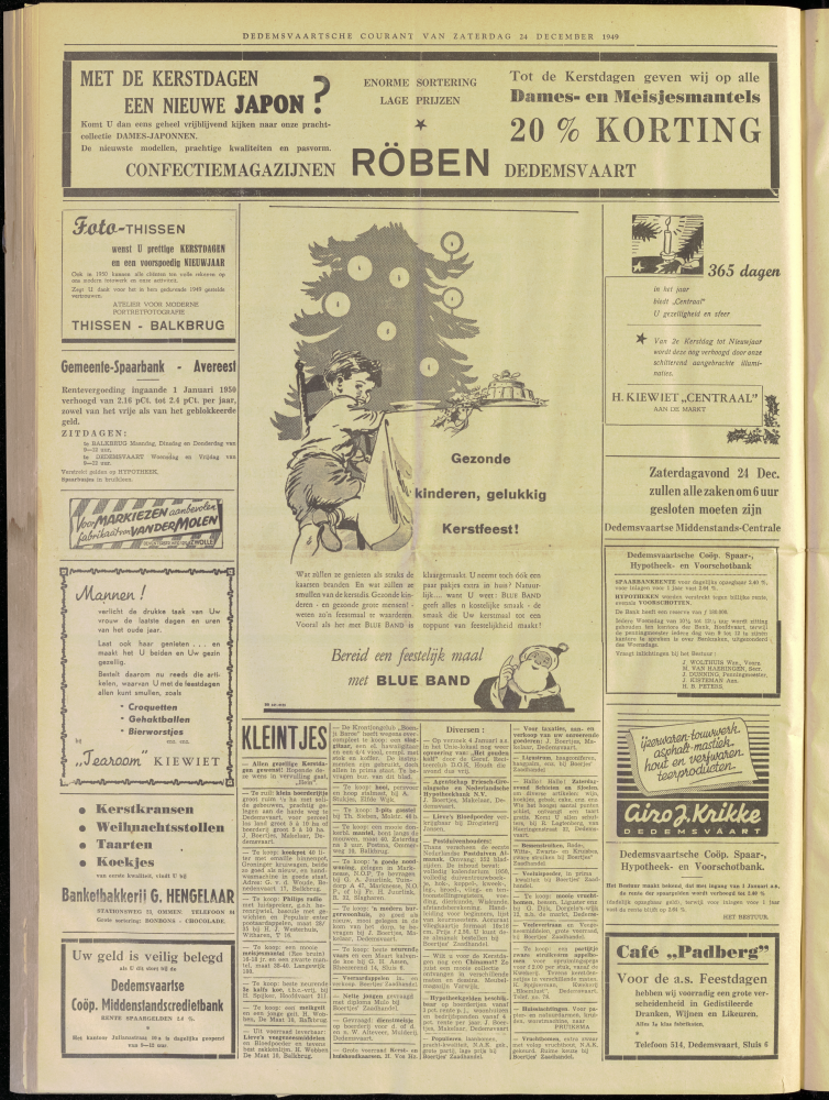 Bekijk detail van "Dedemsvaartsche Courant 24/12/1949 pagina 8 van 8<br xmlns:atlantis="urn:atlantis" />"