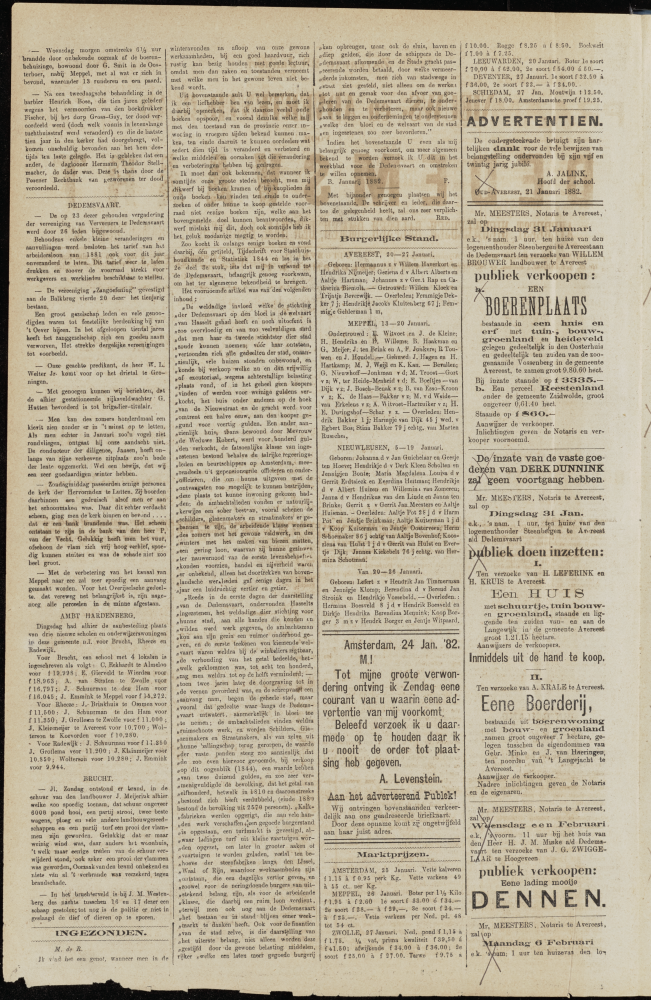 Bekijk detail van "Dedemsvaartsche Courant 28/1/1882 pagina 2 van 4<br xmlns:atlantis="urn:atlantis" />"