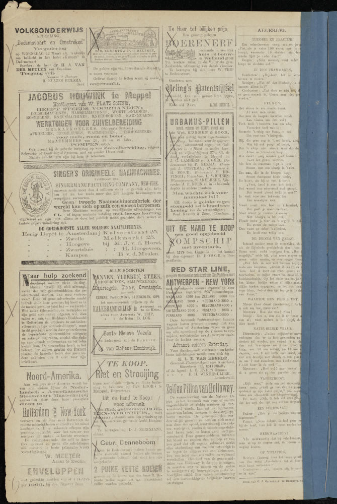 Bekijk detail van "Dedemsvaartsche Courant 18/3/1882 pagina 4 van 4<br xmlns:atlantis="urn:atlantis" />"