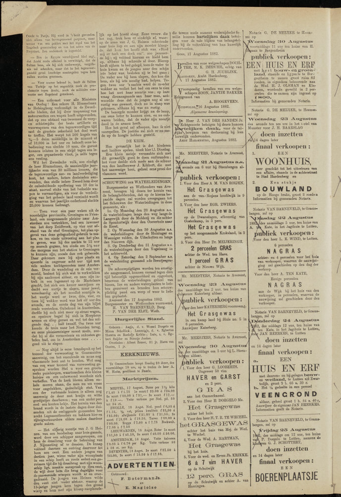 Bekijk detail van "Dedemsvaartsche Courant 19/8/1882 pagina 2 van 4<br xmlns:atlantis="urn:atlantis" />"