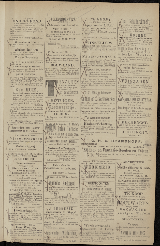 Bekijk detail van "Dedemsvaartsche Courant 24/2/1883 pagina <span class="highlight">3</span> van 4<br xmlns:atlantis="urn:atlantis" />"