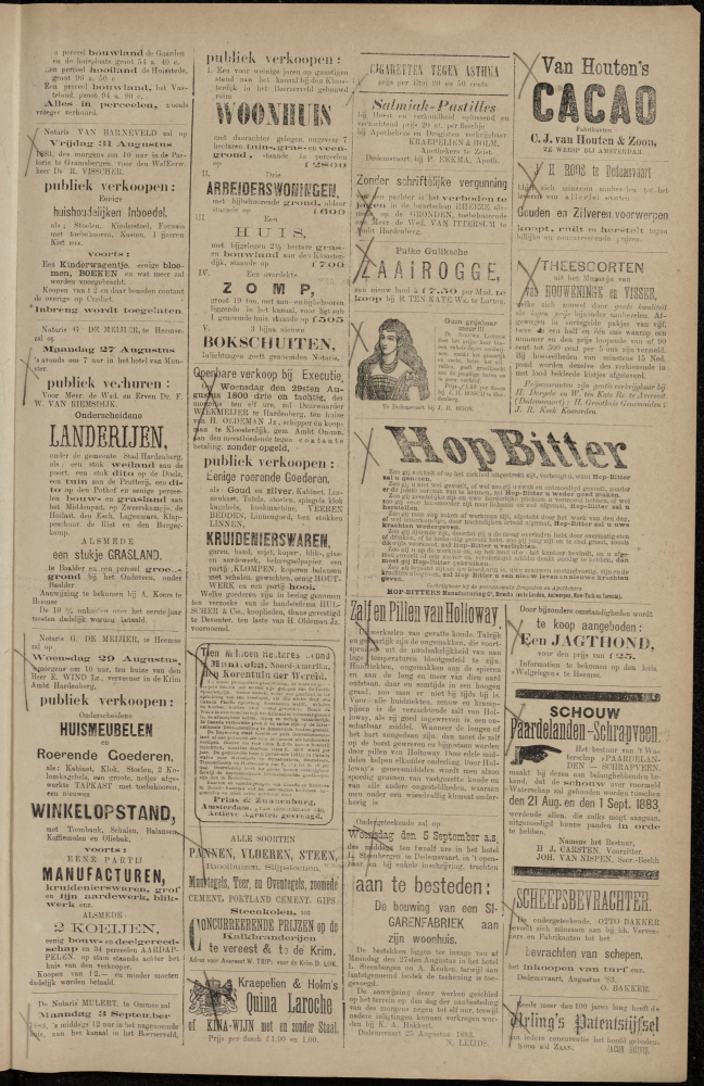 Bekijk detail van "Dedemsvaartsche Courant 25/8/1883 pagina 3 van 4<br xmlns:atlantis="urn:atlantis" />"