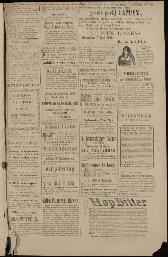 Bekijk detail van "Dedemsvaartsche Courant 8/9/1883 pagina 3 van 4<br xmlns:atlantis="urn:atlantis" />"