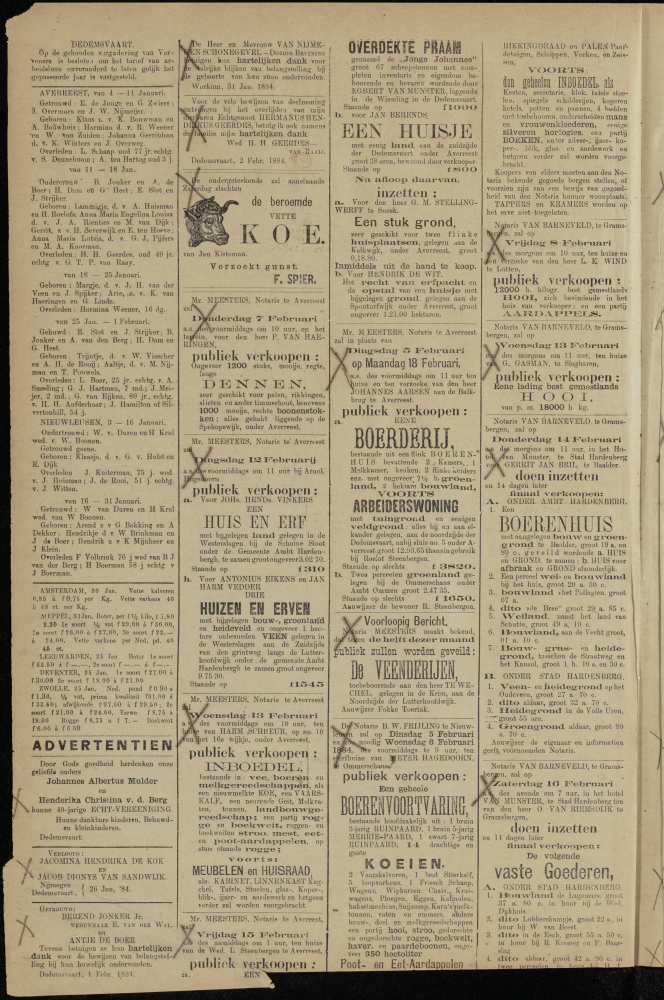 Bekijk detail van "Dedemsvaartsche Courant 2/2/1884 pagina 2 van 4<br xmlns:atlantis="urn:atlantis" />"