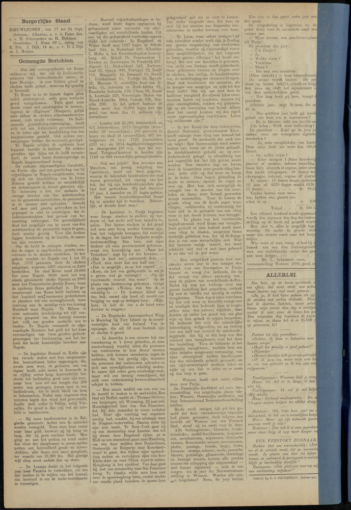 Bekijk detail van "Dedemsvaartsche Courant 27/9/1884 pagina 6 van 6<br xmlns:atlantis="urn:atlantis" />"