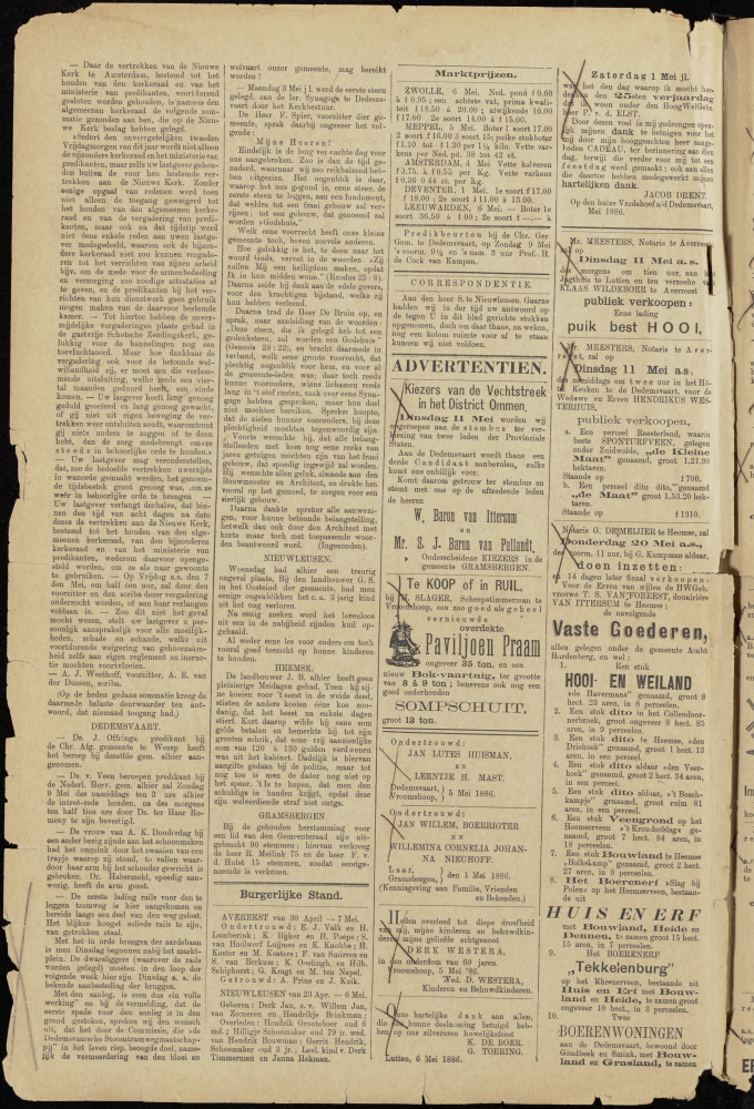 Bekijk detail van "Dedemsvaartsche Courant 8/5/1886 pagina 2 van 4<br xmlns:atlantis="urn:atlantis" />"