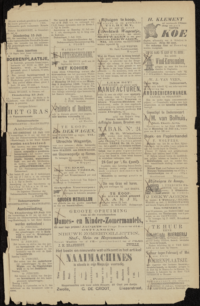 Bekijk detail van "Dedemsvaartsche Courant 24/7/1886 pagina 3 van 6<br xmlns:atlantis="urn:atlantis" />"