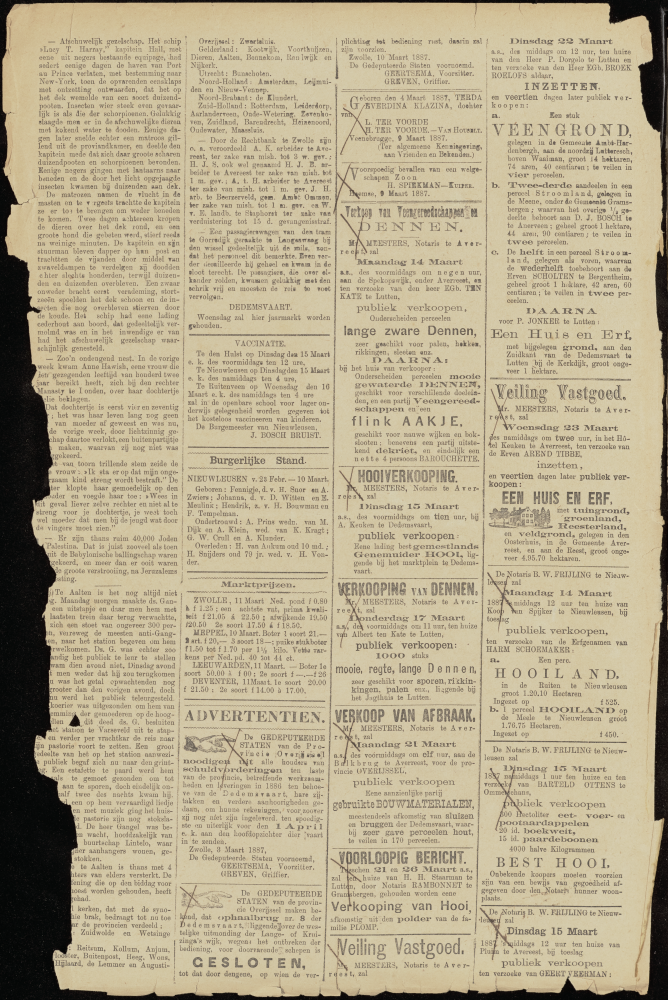 Bekijk detail van "Dedemsvaartsche Courant 12/3/1887 pagina 2 van 4<br xmlns:atlantis="urn:atlantis" />"