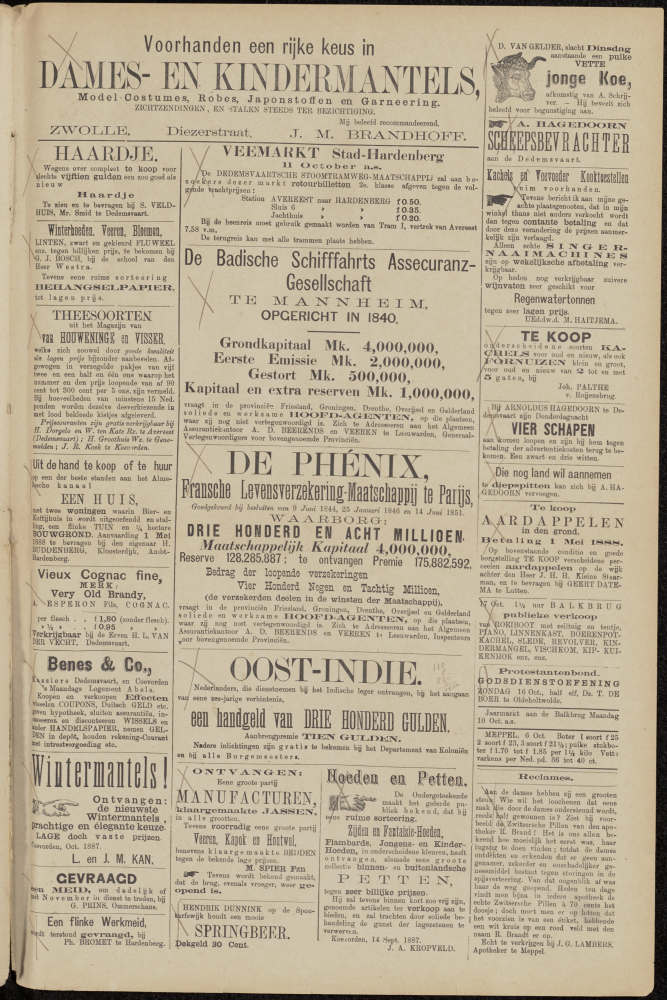 Bekijk detail van "Dedemsvaartsche Courant 8/10/1887 pagina 3 van 4<br xmlns:atlantis="urn:atlantis" />"