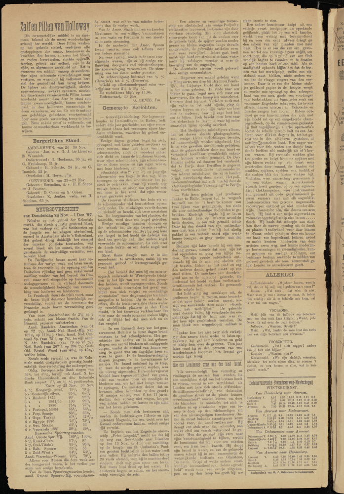 Bekijk detail van "Dedemsvaartsche Courant 3/12/1887 pagina 4 van 6<br xmlns:atlantis="urn:atlantis" />"