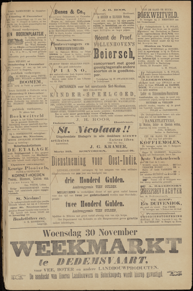 Bekijk detail van "Dedemsvaartsche Courant 3/12/1887 pagina 5 van 6<br xmlns:atlantis="urn:atlantis" />"