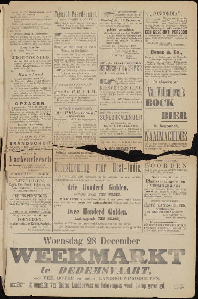 Bekijk detail van "Dedemsvaartsche Courant 24/12/1887 pagina 3 van 4<br xmlns:atlantis="urn:atlantis" />"