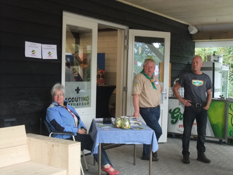 Bekijk detail van "Feestelijke opening van nieuw clubgebouw 'de Mastworp' van scouting Ootmarsum aan de Mors."