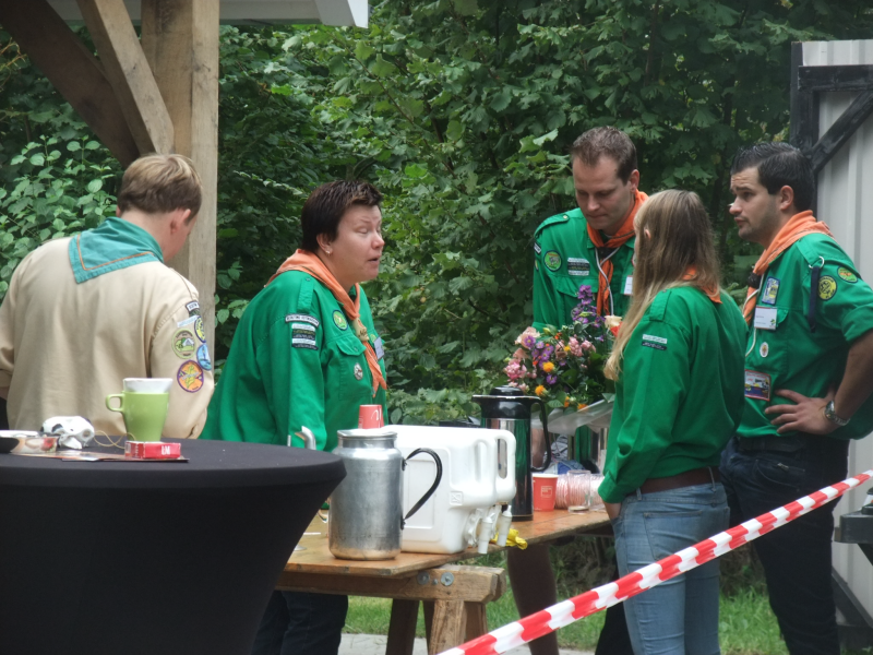 Bekijk detail van "Feestelijke opening van nieuw clubgebouw 'de Mastworp'  van scouting Ootmarsum met spel voor de jeugd."