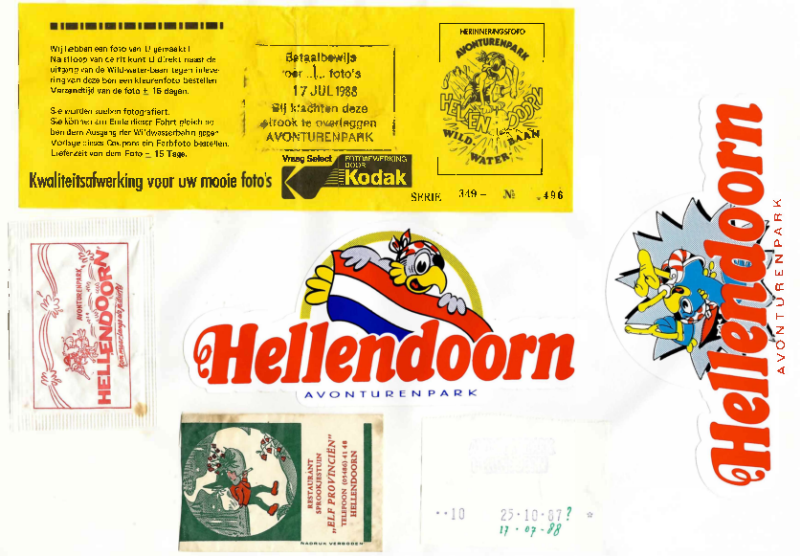 Bekijk detail van "Diverse items uit het Avonturenpark Hellendoorn"
