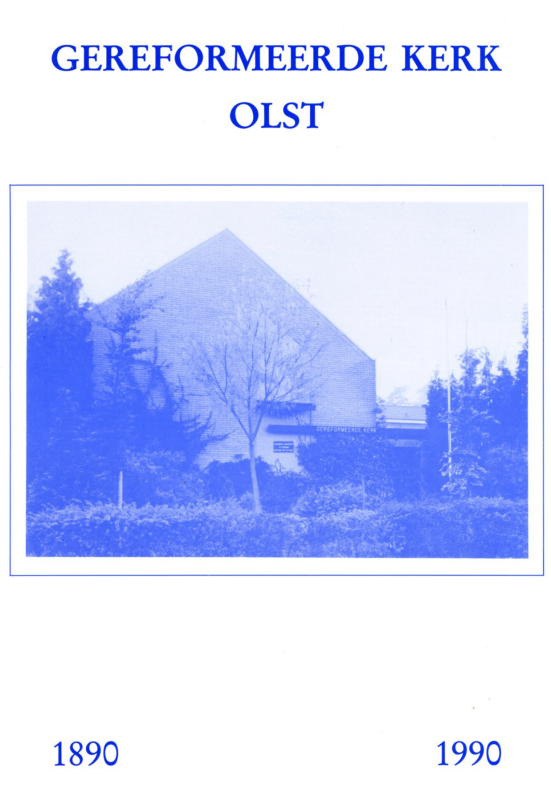 Bekijk detail van "Boekje Gereformeerde Kerk Olst 1890 - 1990"