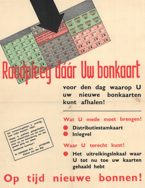 Bekijk detail van "Distributie-stamkaarten; boekje met o.a. nuttige wenken voor winkeliers"