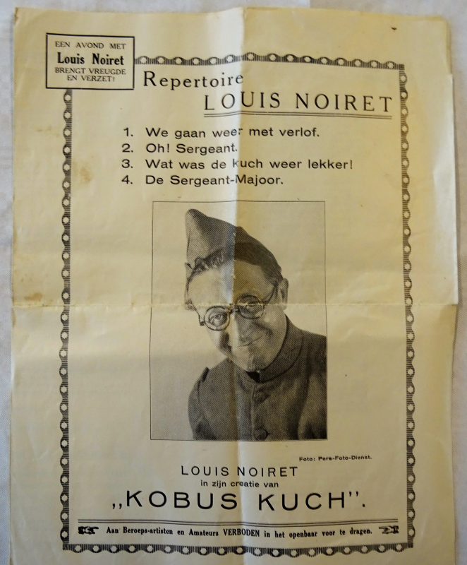 Bekijk detail van "Repertoire Louis Noiret, met 4 soldatenliedjes"