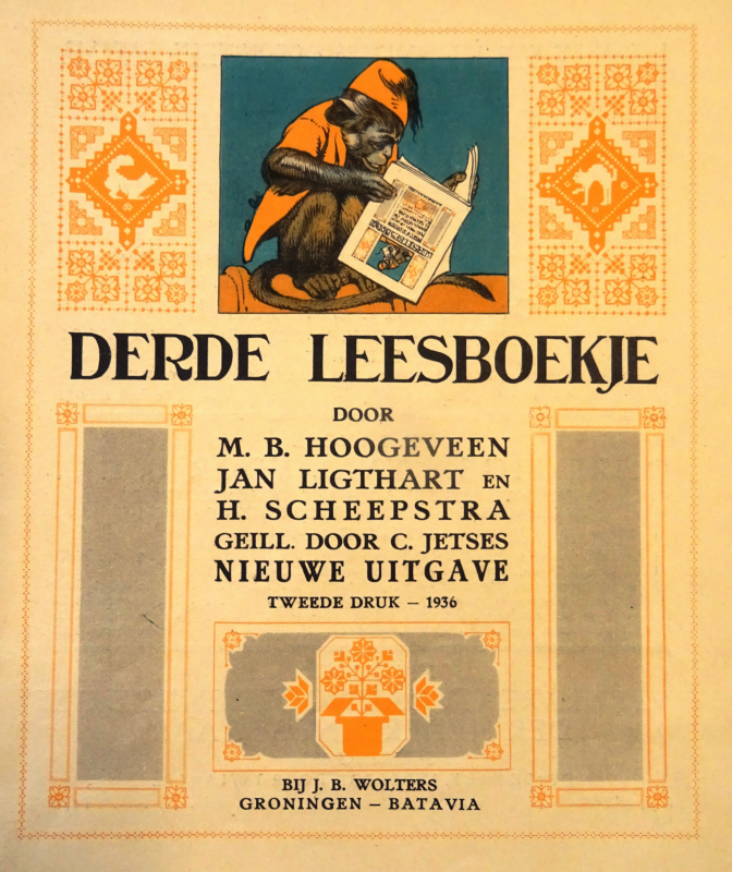 Bekijk detail van "Boek: Derde leesboekje bij Hoogeveen's leesmethode, 1936"