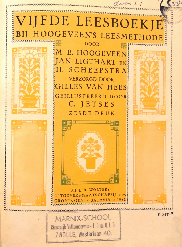 Bekijk detail van "Boek: Vijfde leesboekje bij Hoogeveen's leesmethode, 1942"