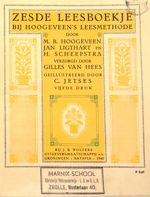 Bekijk detail van "Zesde leesboekje bij Hoogeveen's leesmethode,  1940"