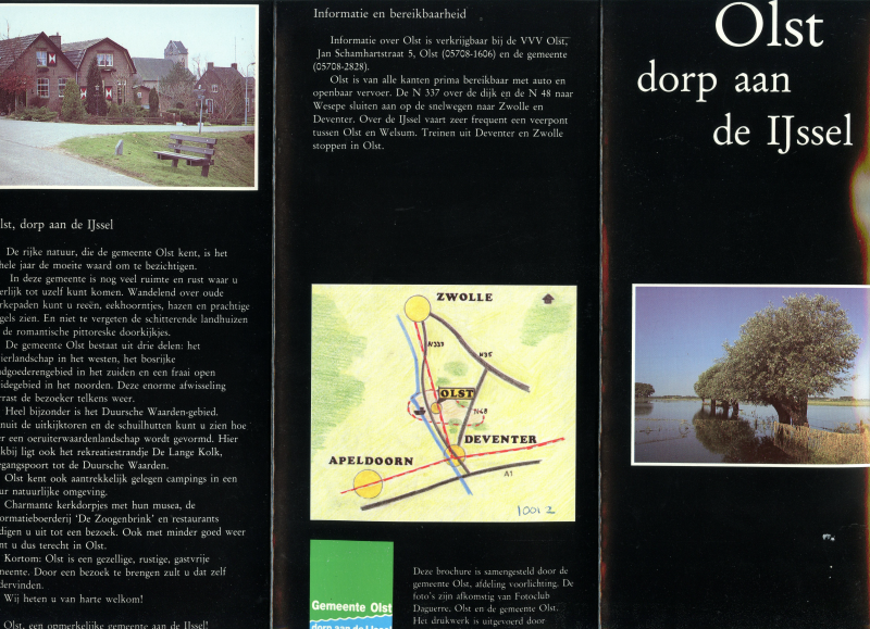 Bekijk detail van "Info folder: Olst dorp aan de IJssel, 1991"
