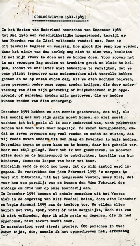 Bekijk detail van "<span class="highlight">Hongerwinter</span> 1944 - 1945 door J. de Man, Rotterdam"