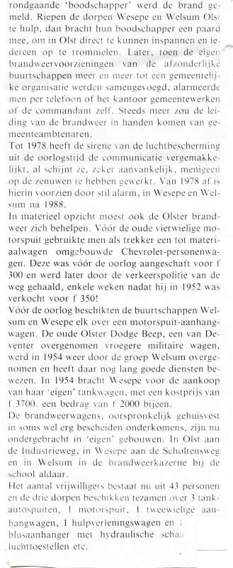Bekijk detail van "Info over de brandweer Olst, Welsum en Wesepe, 1988"