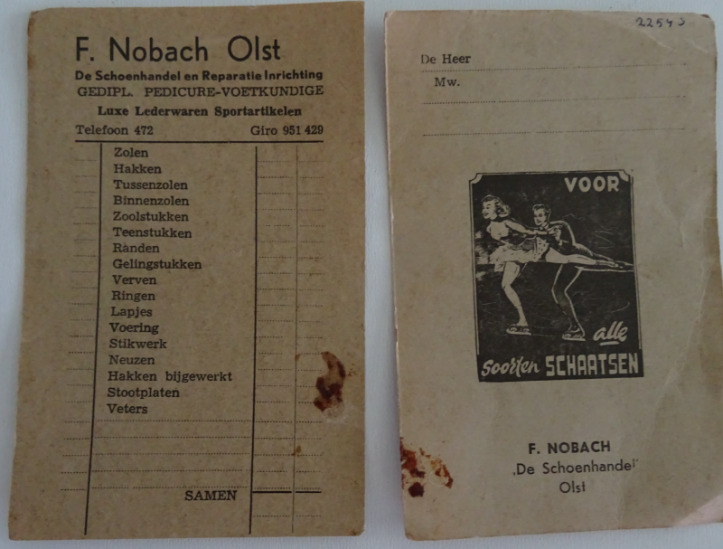 Bekijk detail van "Rekeningkaarten F. Nobach Olst"