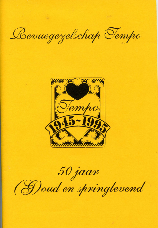 Bekijk detail van "Jubileumboekje: Revuegezelschap Tempo, 1945 - 1995"