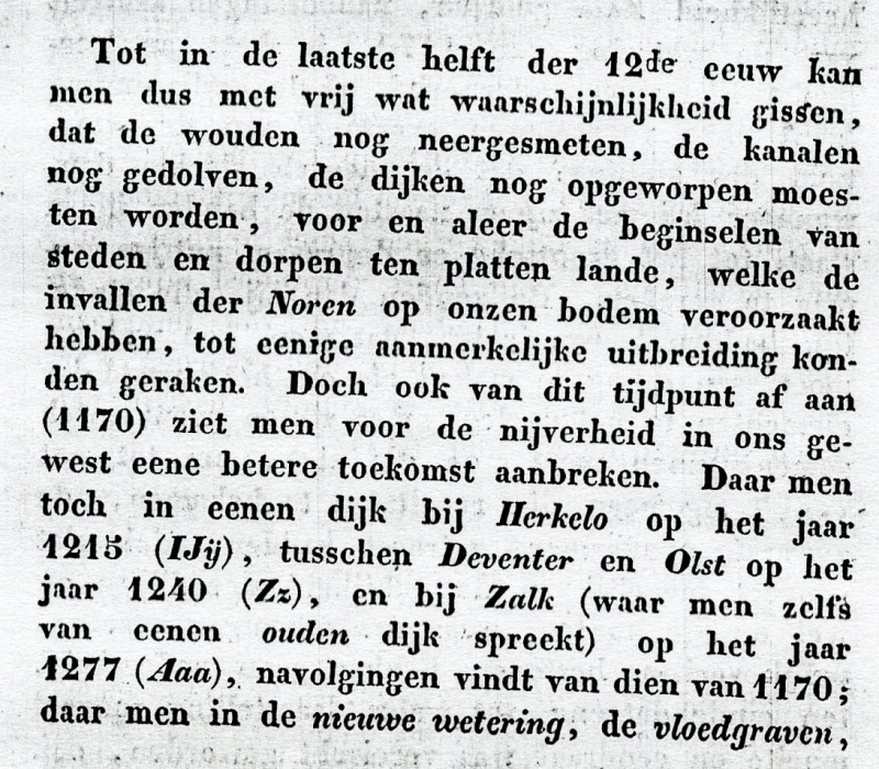 Bekijk detail van "Beschrijving aanleg van de dijken, 1836"