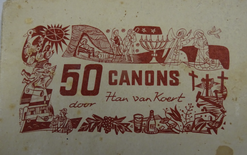 Bekijk detail van "Boekje met 50 canons, ernstige canons"
