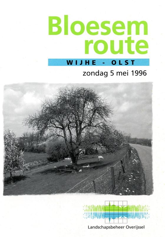 Bekijk detail van "<span class="highlight">Folder</span>: Bloesem route Wijhe - Olst, 1996"