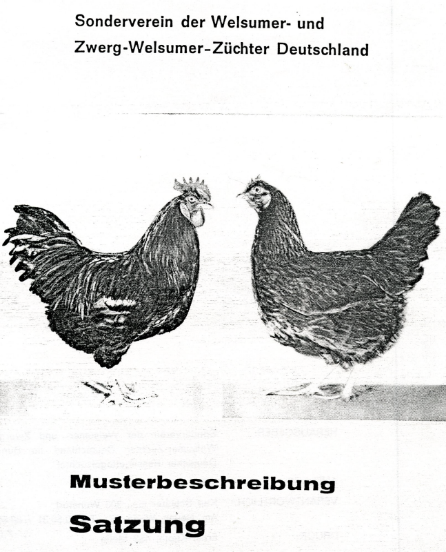 Bekijk detail van "Sonderverein der Welsumer- und Zwerg- Welsumer- Züchter Deutschland, 1972"
