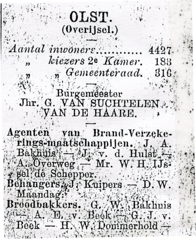 Bekijk detail van "Beroepenlijst adressenboek, 1882"