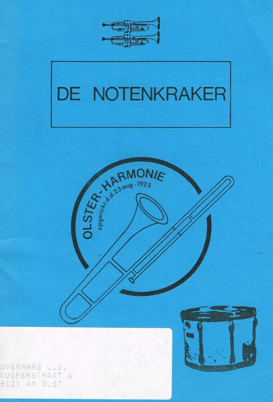 Bekijk detail van "Kwartaalbladen De Notenkraker van de Olster Harmonie, 1985"