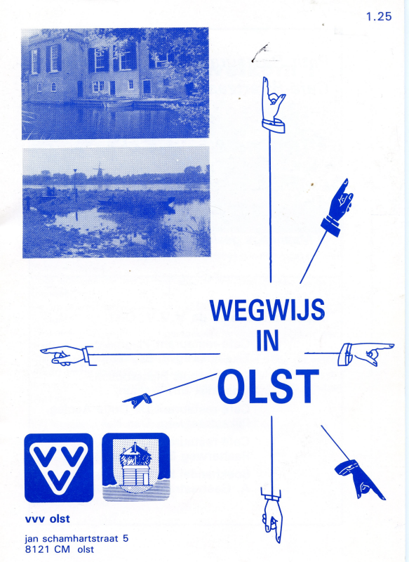 Bekijk detail van "Boekje: Wegwijs in Olst, ca. 1988"