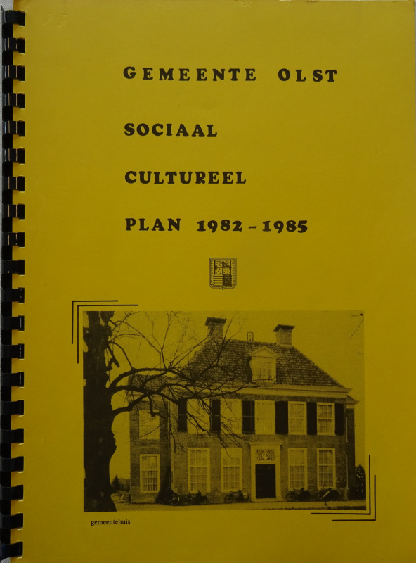 Bekijk detail van "Sociaal Cultureel Plan gemeente Olst, 1982 - 1985"