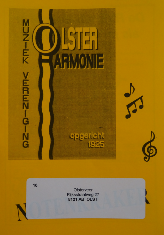 Bekijk detail van "Clubblad Olster Harmonie, 1999"